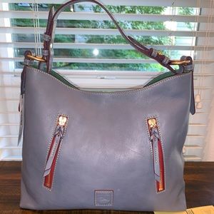 Dooney & Bourke Florentine Cooper hobo Steel Blue